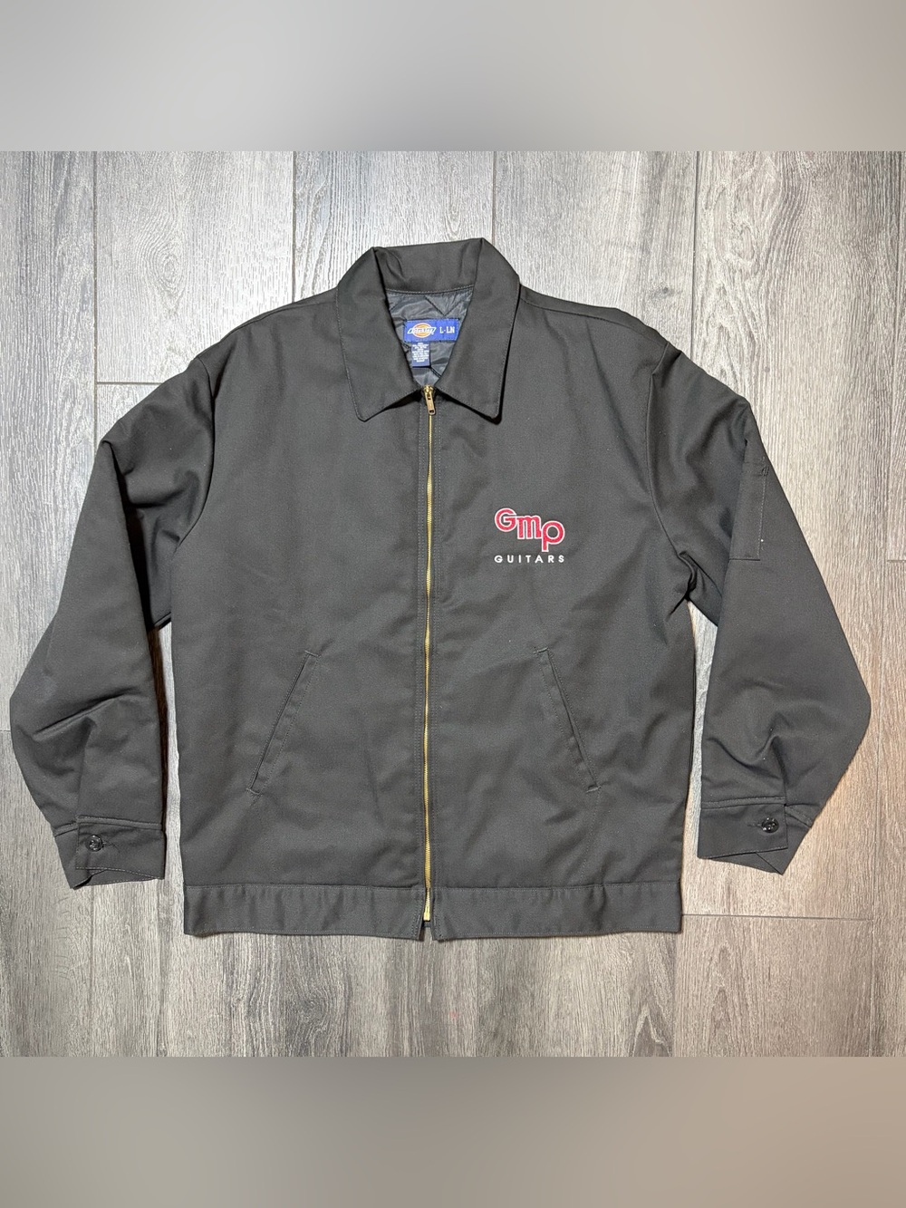 Dickies Eisenhower GMP Guitars Full Zip Jacket Black Men’s Size L-LN